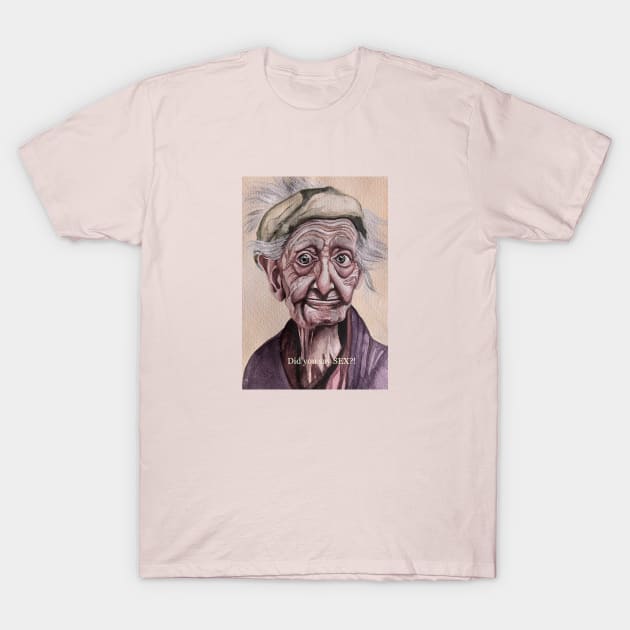 Funny old man T-Shirt by The artist of light in the darkness 